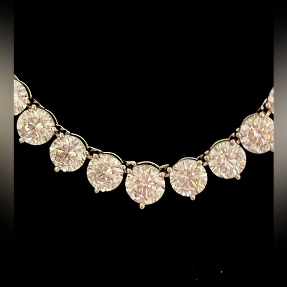 Diamond Tennis Necklace - Picture 6 of 10
